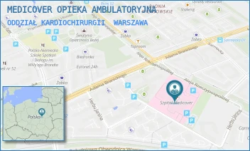 ODDZIAŁ KARDIOCHIRURGII - MEDICOVER SP. Z O. O. - RZECZYPOSPOLITEJ 5,  WARSZAWA