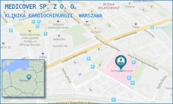 KLINIKA KARDIOCHIRURGII - MEDICOVER SP. Z O. O. - RZECZYPOSPOLITEJ 5,  WARSZAWA