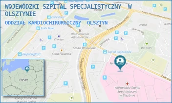 ODDZIAŁ KARDIOCHIRURGICZNY - WOJEWÓDZKI SZPITAL SPECJALISTYCZNY W OLSZTYNIE - ŻOŁNIERSKA 18, OLSZTYN