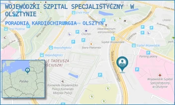 PORADNIA KARDIOCHIRURGIA - WOJEWÓDZKI SZPITAL SPECJALISTYCZNY W OLSZTYNIE - ŻOŁNIERSKA 16A, OLSZTYN